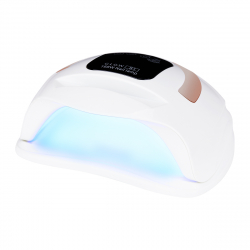 LED / UV nagellampa Glow S1 168W vit / guld