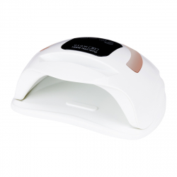 LED / UV nagellampa Glow S1 168W vit / guld