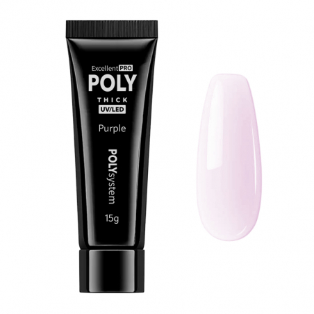 Polygel Excellent POLYsystem lila HEMA FREE 15g