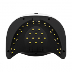 LED / UV nagellampa GLOW V1 168W vit / blå