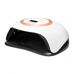 LED / UV nagellampa GLOW V1 168W vit / guld