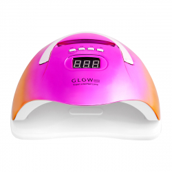 LED / UV nagellampa GLOW F2 RC 220W rosa / guld