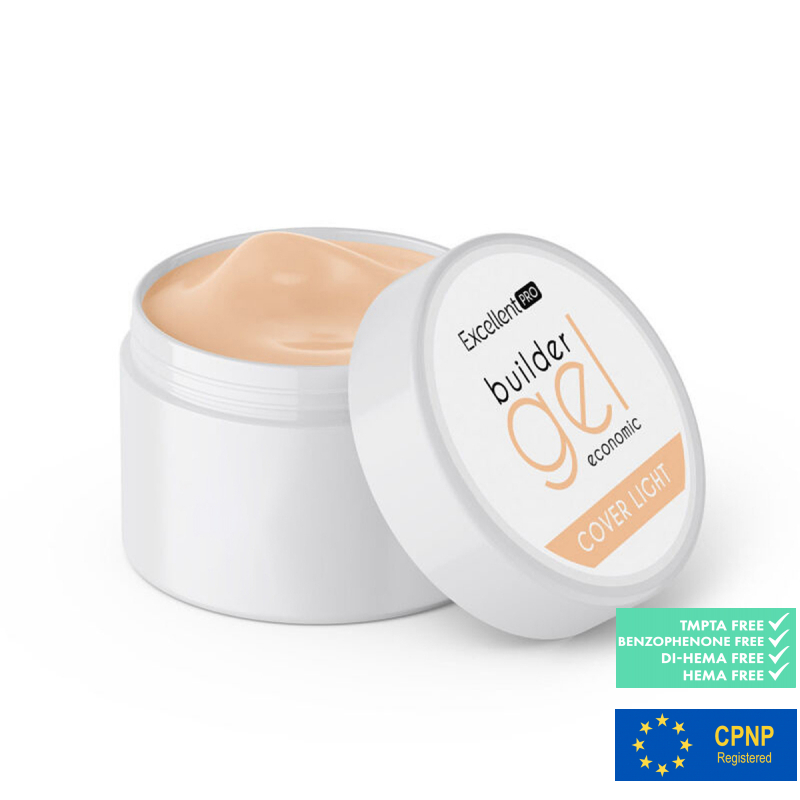HEMA FREE cover light UV gel Excellent Economic för naglar 15g HEMA FREE cover light UV gel Excellent Economic för naglar 15g