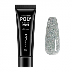 Polygel grön 03 Diamond Glitter Excellent POLYsystem 15g