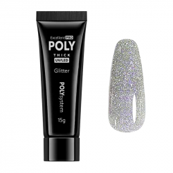 Polygel Diamond Glitter Excellent POLYsystem ljuslila 15g