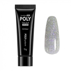 Polygel lila Diamond Glitter Excellent POLYsystem 15g