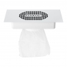 Inbyggningsbar utsug / dammuppsamlare MOMO S41 40W vit