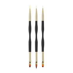 Allt i ett nagelpenslar / liner 3st set
