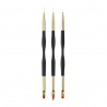Allt i ett nagelpenslar / liner 3st set