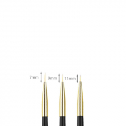Allt i ett nagelpenslar / liner 3st set