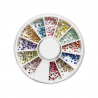 Strasstenar cirkel 1mm för nageldesign